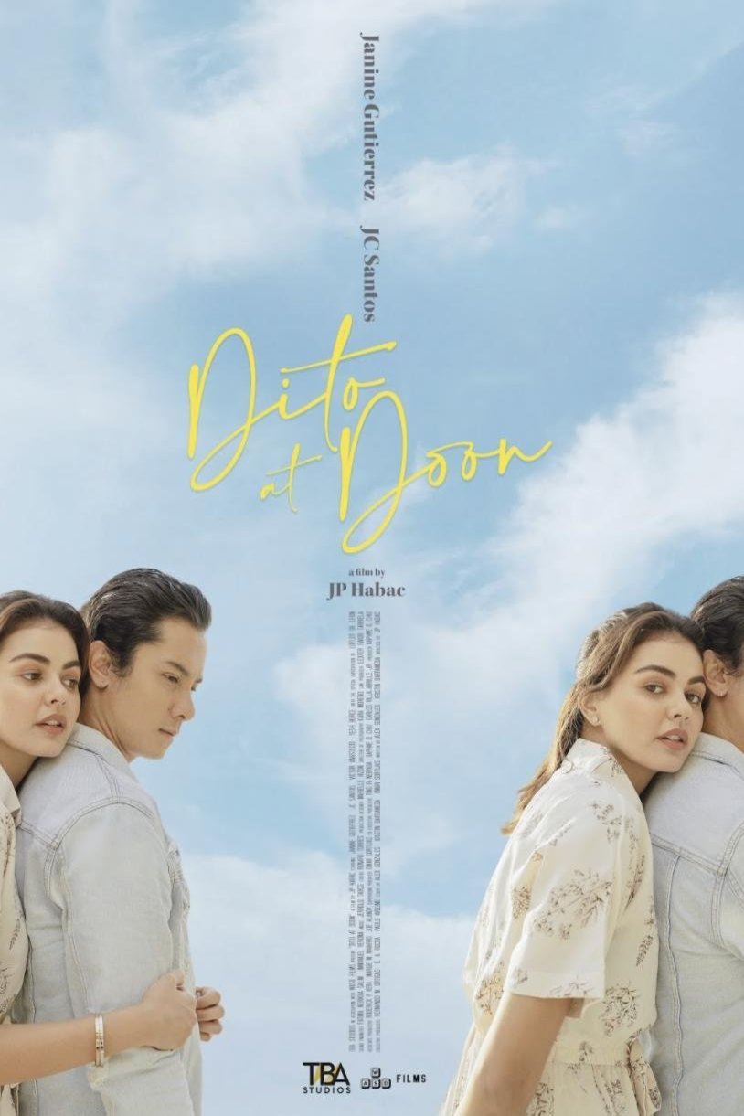 Filipino poster of the movie Dito at Doon
