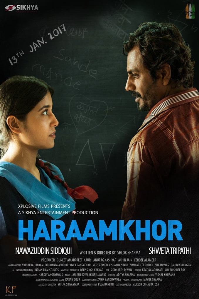 L'affiche originale du film Haraamkhor en Hindi