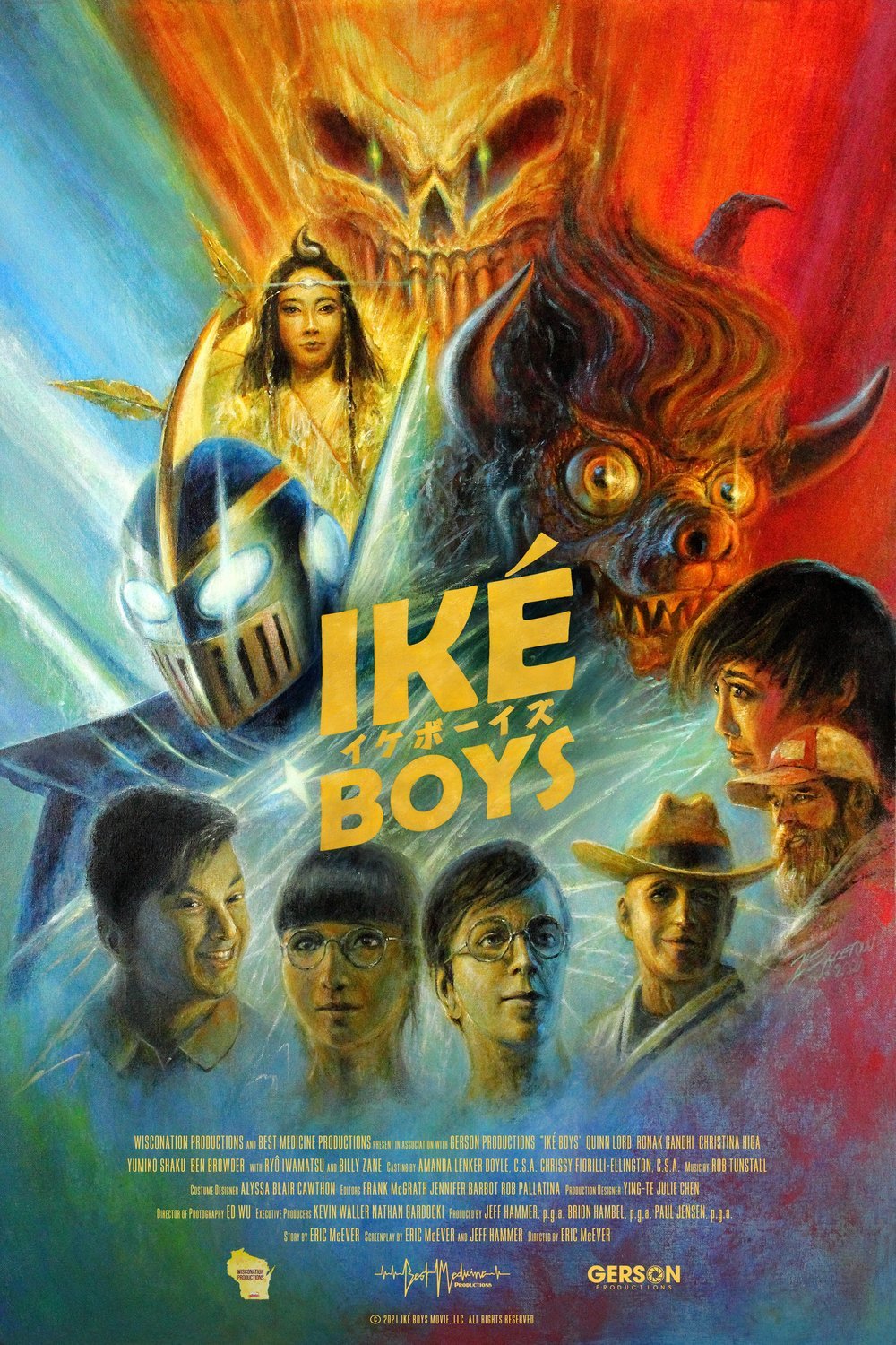 L'affiche du film Iké Boys