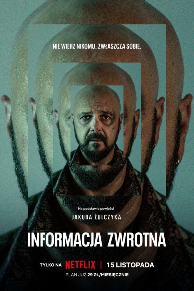 Polish poster of the movie Informacja zwrotna
