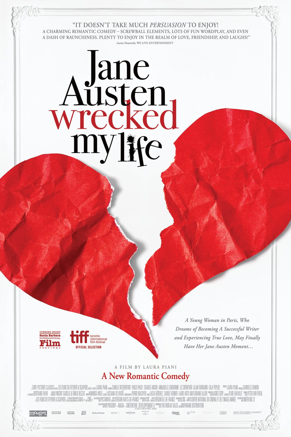 L'affiche du film Jane Austen Wrecked My Life [2024]