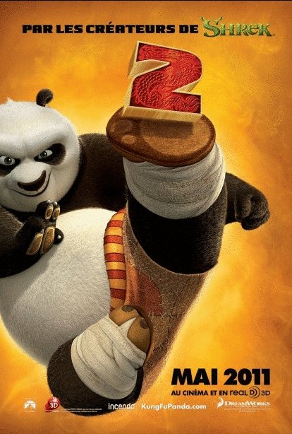 L'affiche du film Kung Fu Panda 2 v.f.