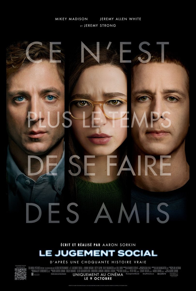 L'affiche du film Le jugement social [2026]