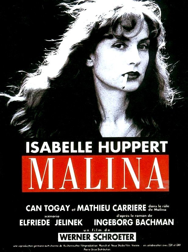 L'affiche originale du film Malina en allemand