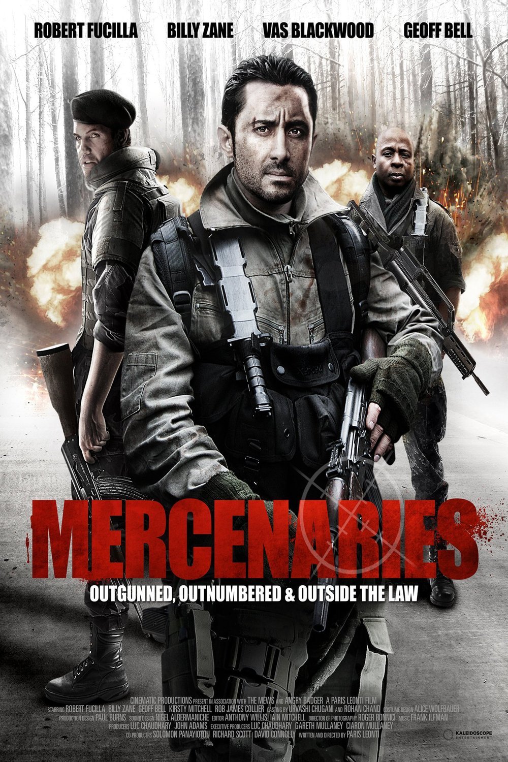 L'affiche du film Mercenaries