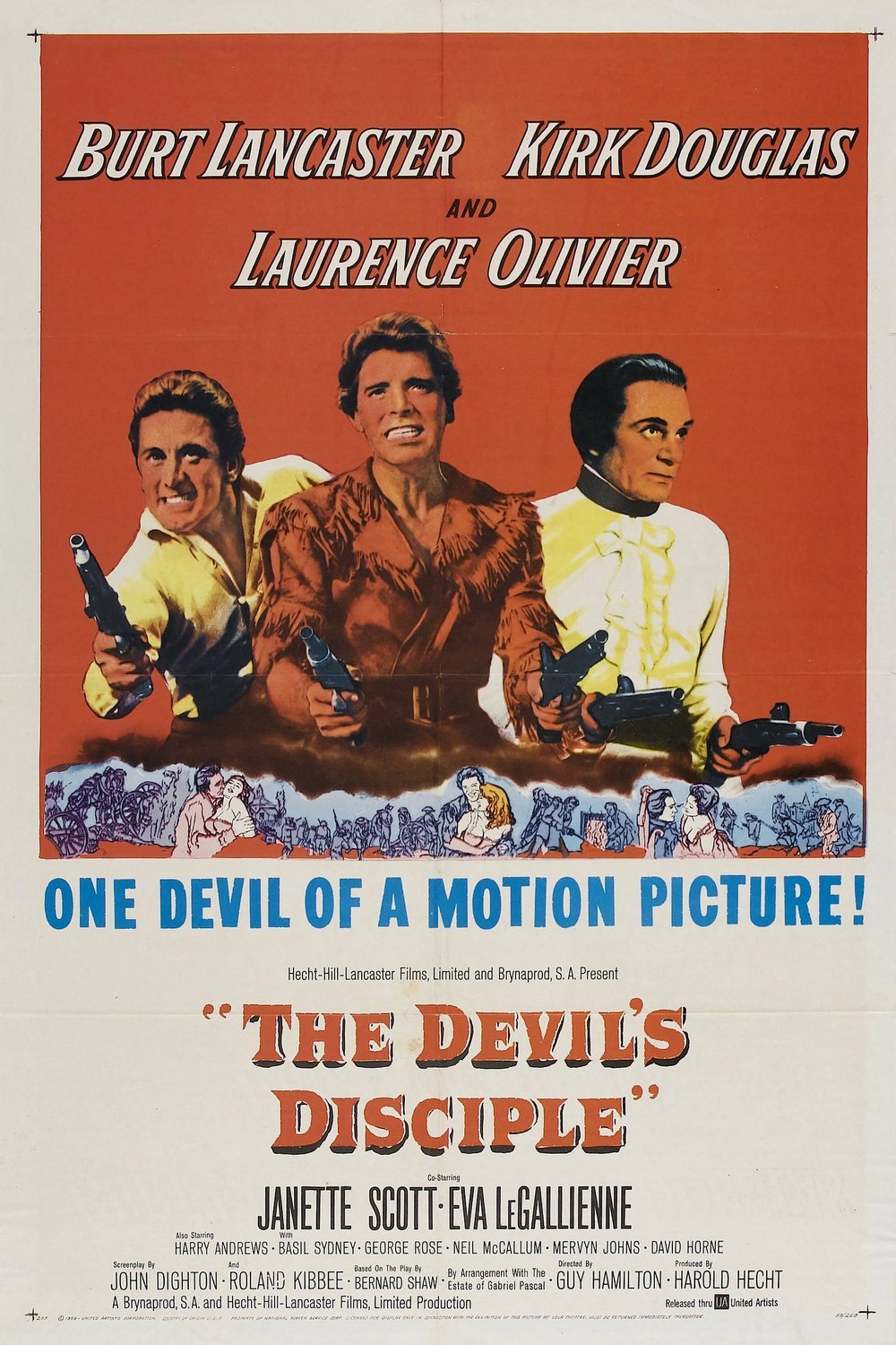 L'affiche du film The Devil's Disciple
