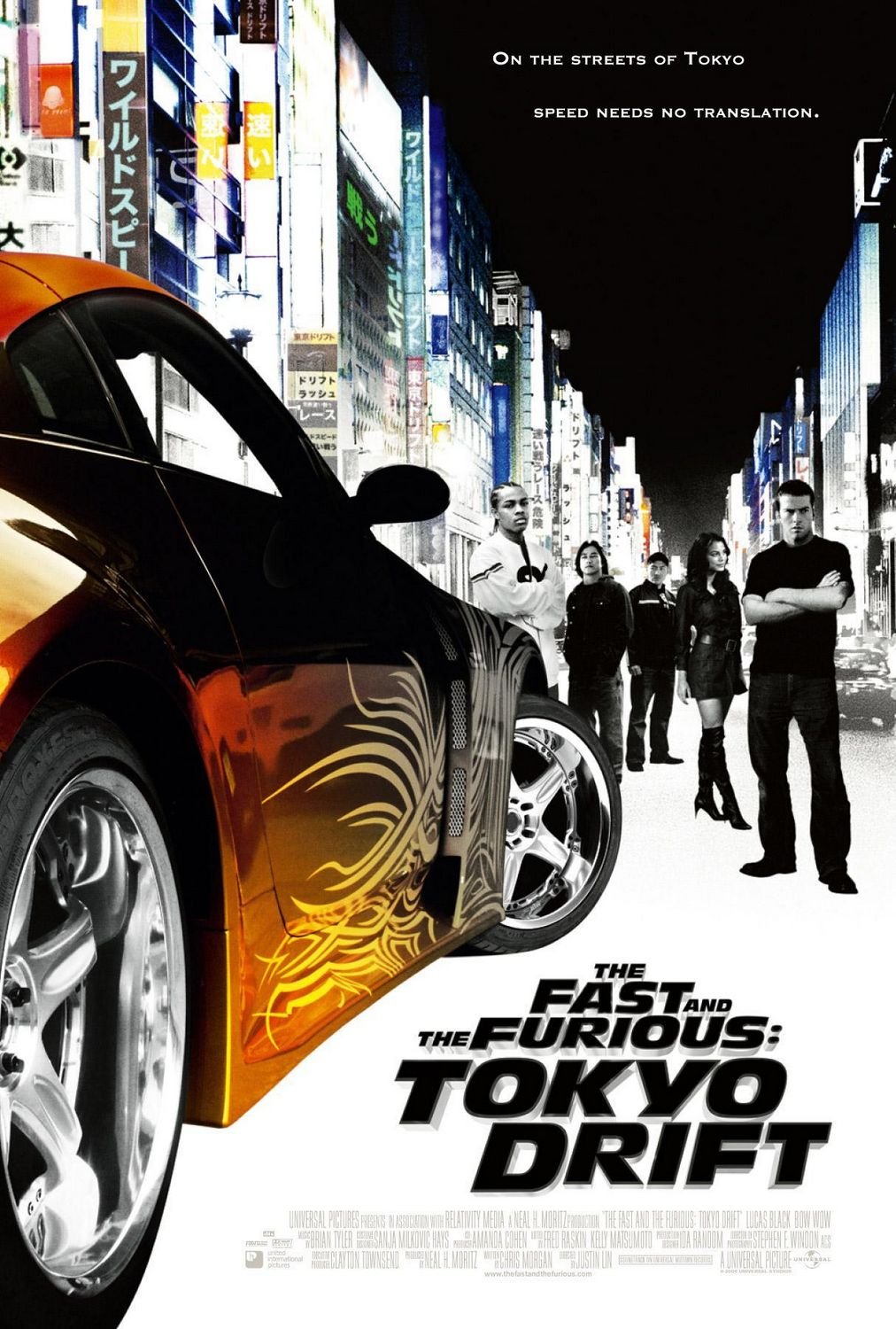 L'affiche du film The Fast and the Furious: Tokyo Drift