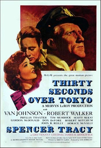 L'affiche du film Thirty Seconds Over Tokyo