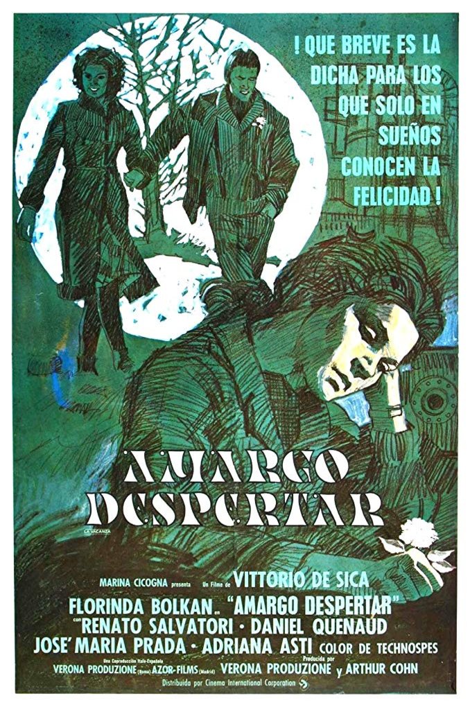 L'affiche originale du film Brèves vacances en italien