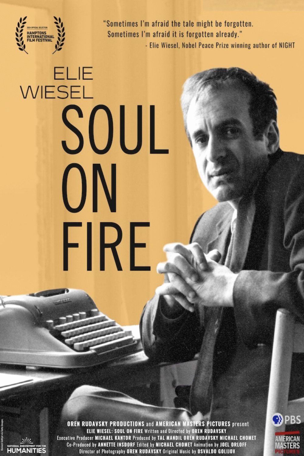 Poster of the movie Elie Wiesel: Soul on Fire
