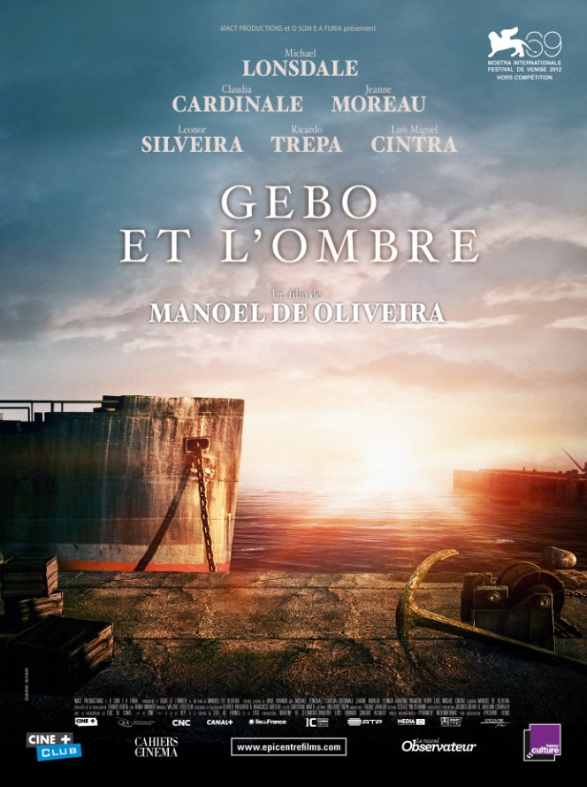 French poster of the movie Gebo et l'ombre