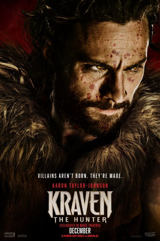 L'affiche du film Kraven the Hunter [2024]