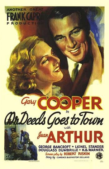 L'affiche du film L'extravagant Mr. Deeds