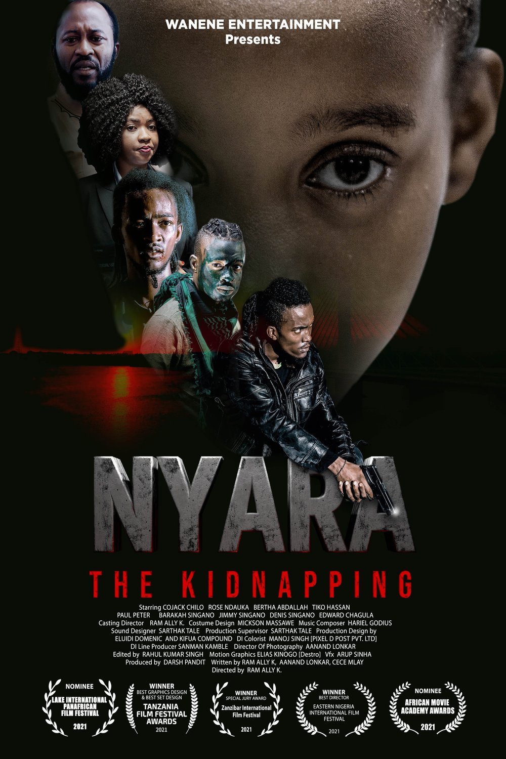 L'affiche originale du film Nyara en Swahili