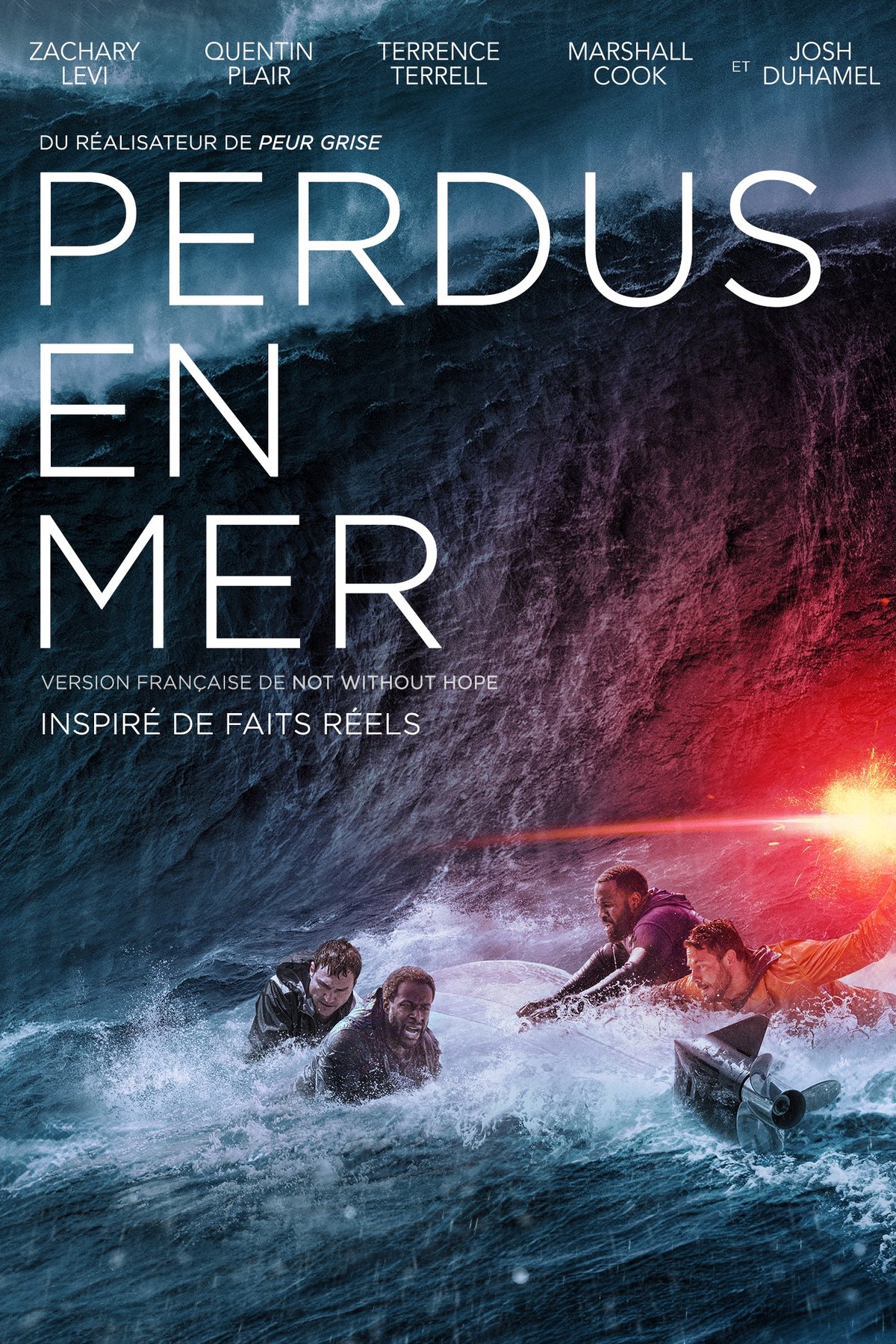 L'affiche du film Perdus en mer