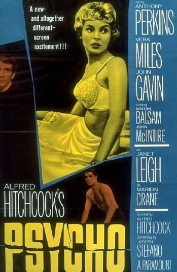 L'affiche du film Psychose