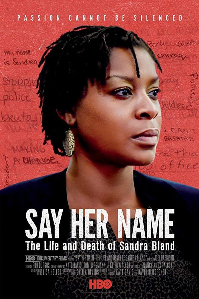 L'affiche du film Say Her Name: The Life and Death of Sandra Bland