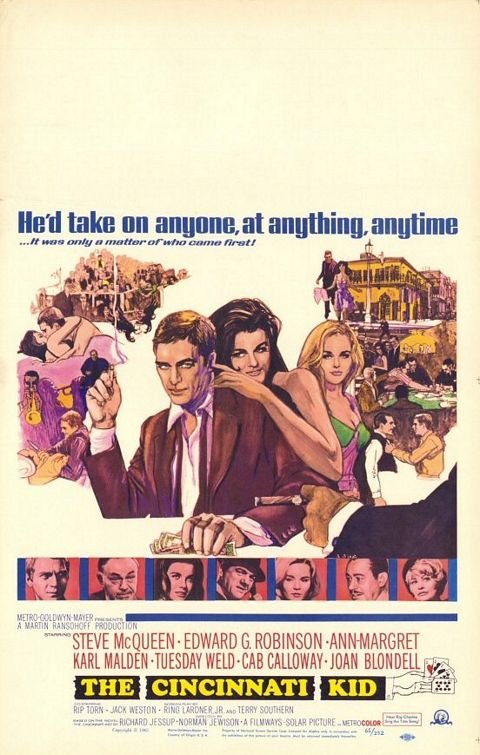 L'affiche du film The Cincinnati Kid