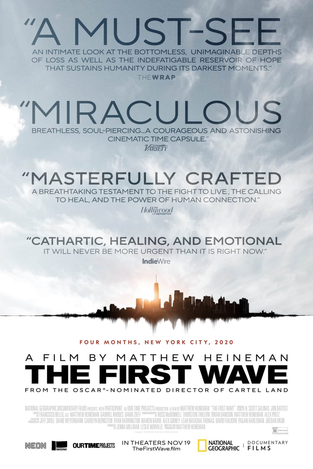 L'affiche du film The First Wave [2021]