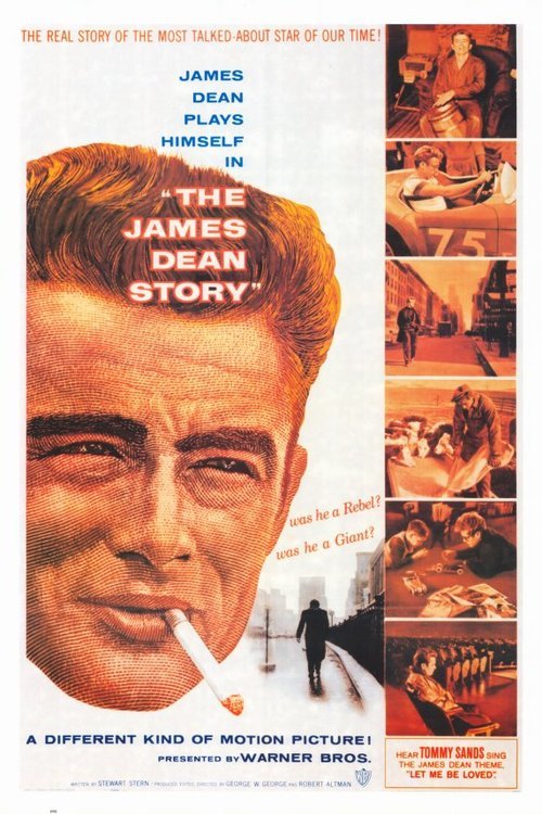 L'affiche du film The James Dean Story