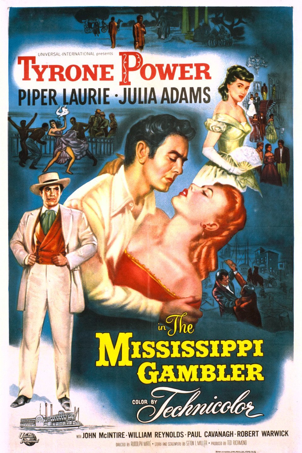 L'affiche du film The Mississippi Gambler