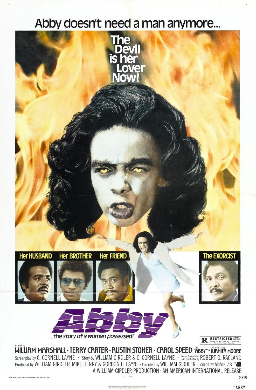 L'affiche du film Abby