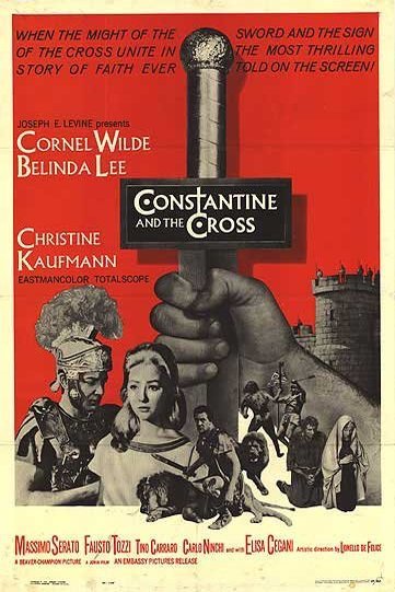 Italian poster of the movie Constantine and the Cross