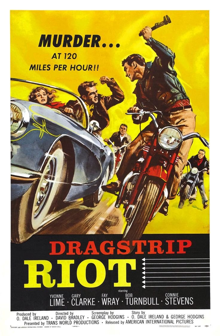 L'affiche du film Dragstrip Riot