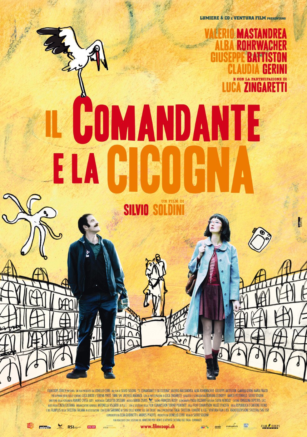 Poster of the movie Il comandante e la cicogna