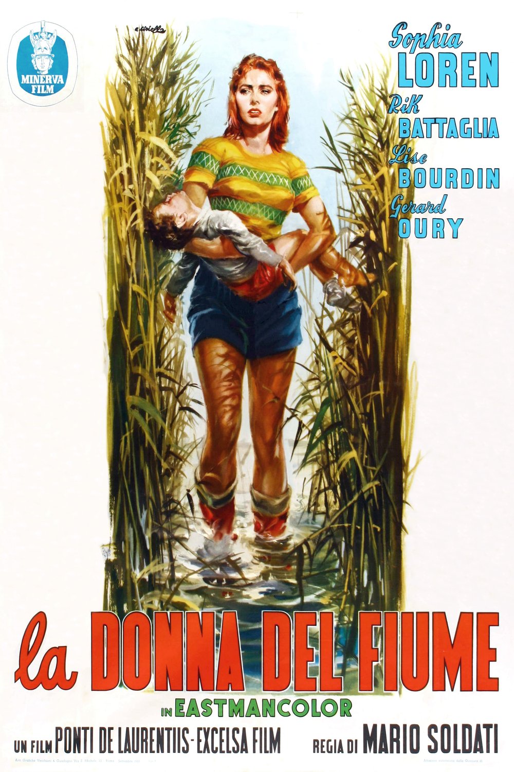 L'affiche du film La donna del fiume