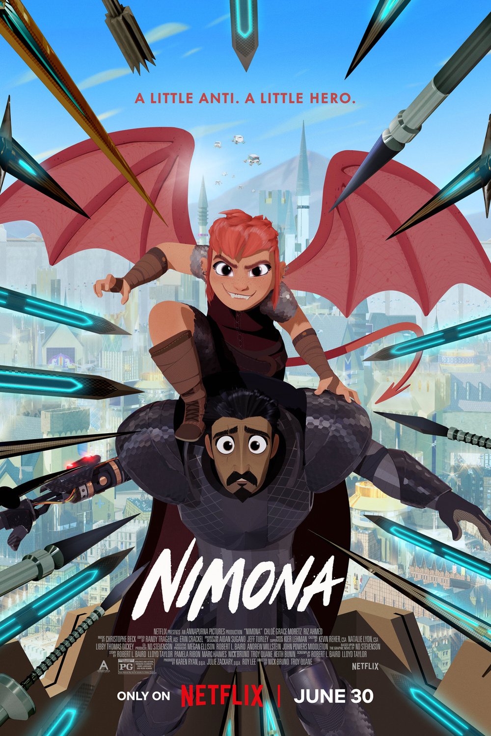 L'affiche du film Nimona