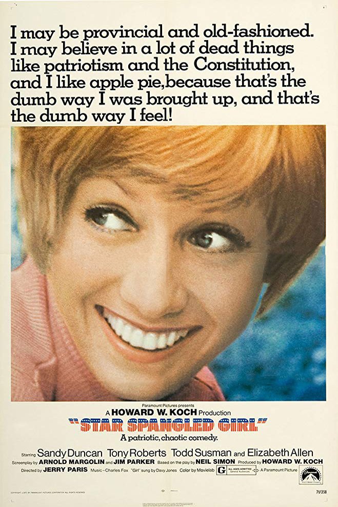 L'affiche du film Star Spangled Girl