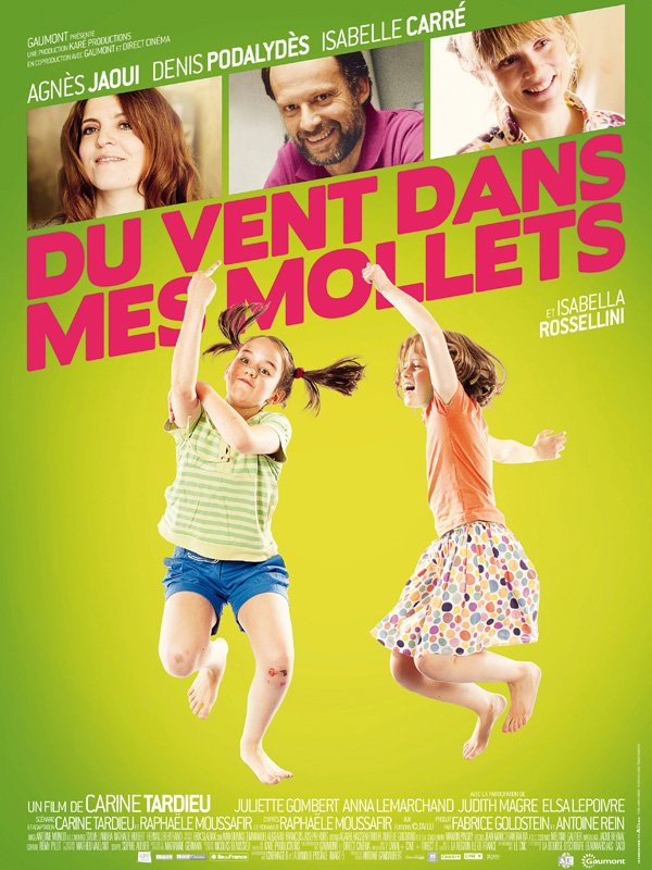 L'affiche originale du film Du vent dans mes mollets en français