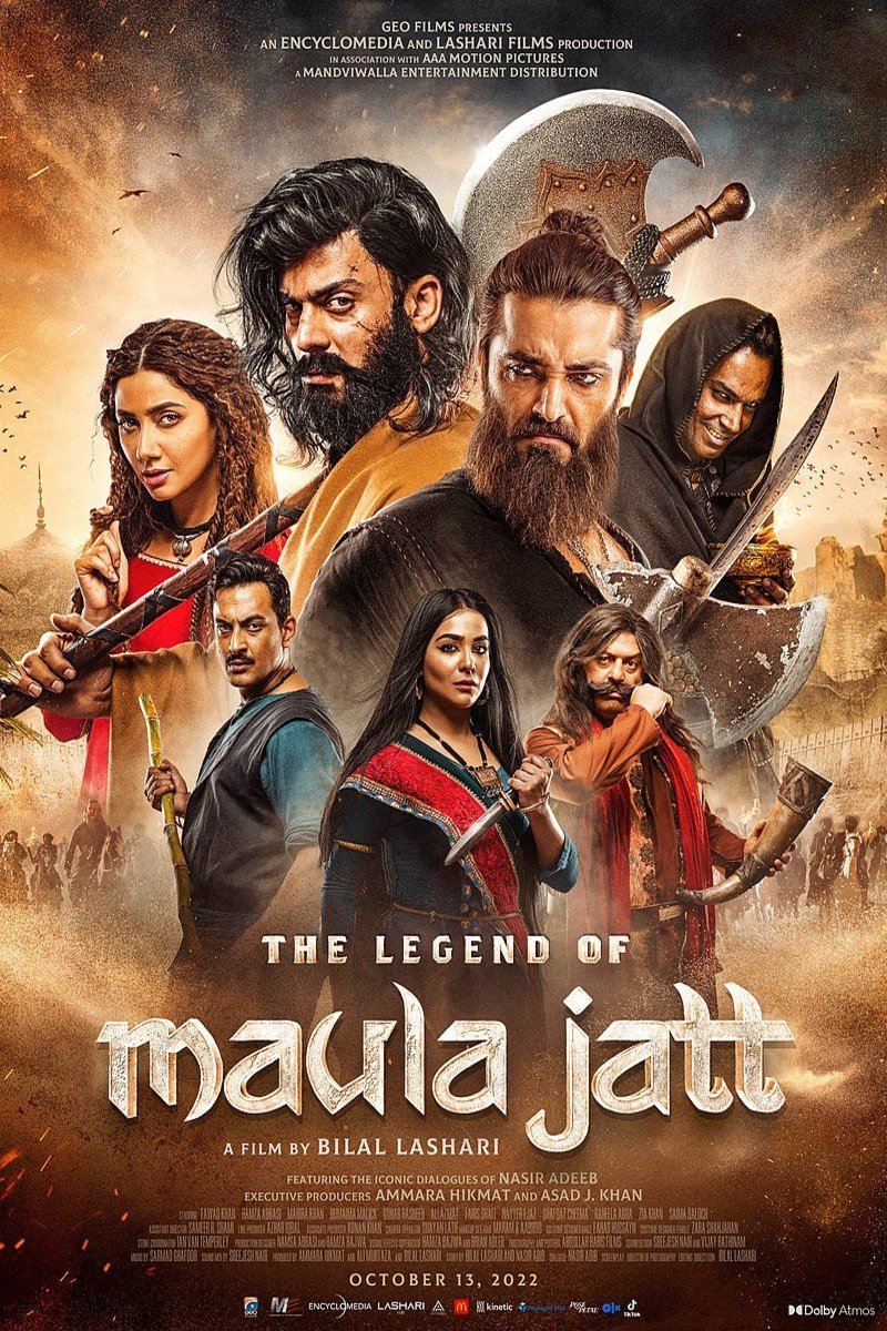 L'affiche originale du film The Legend of Maula Jatt en Penjabi