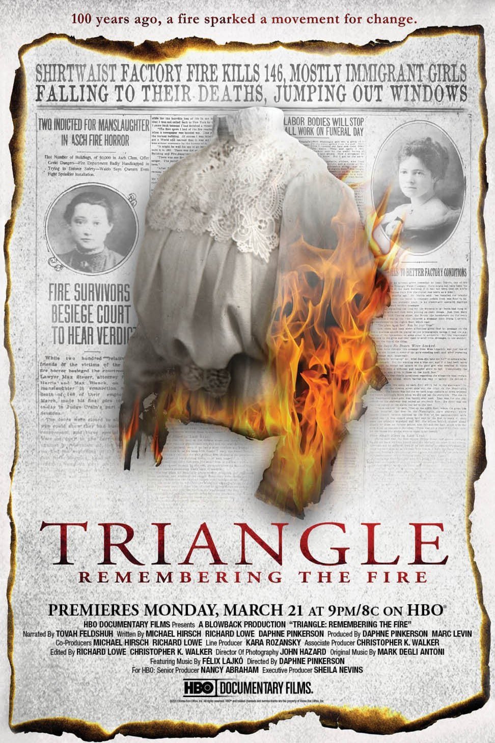 L'affiche du film Triangle: Remembering the Fire