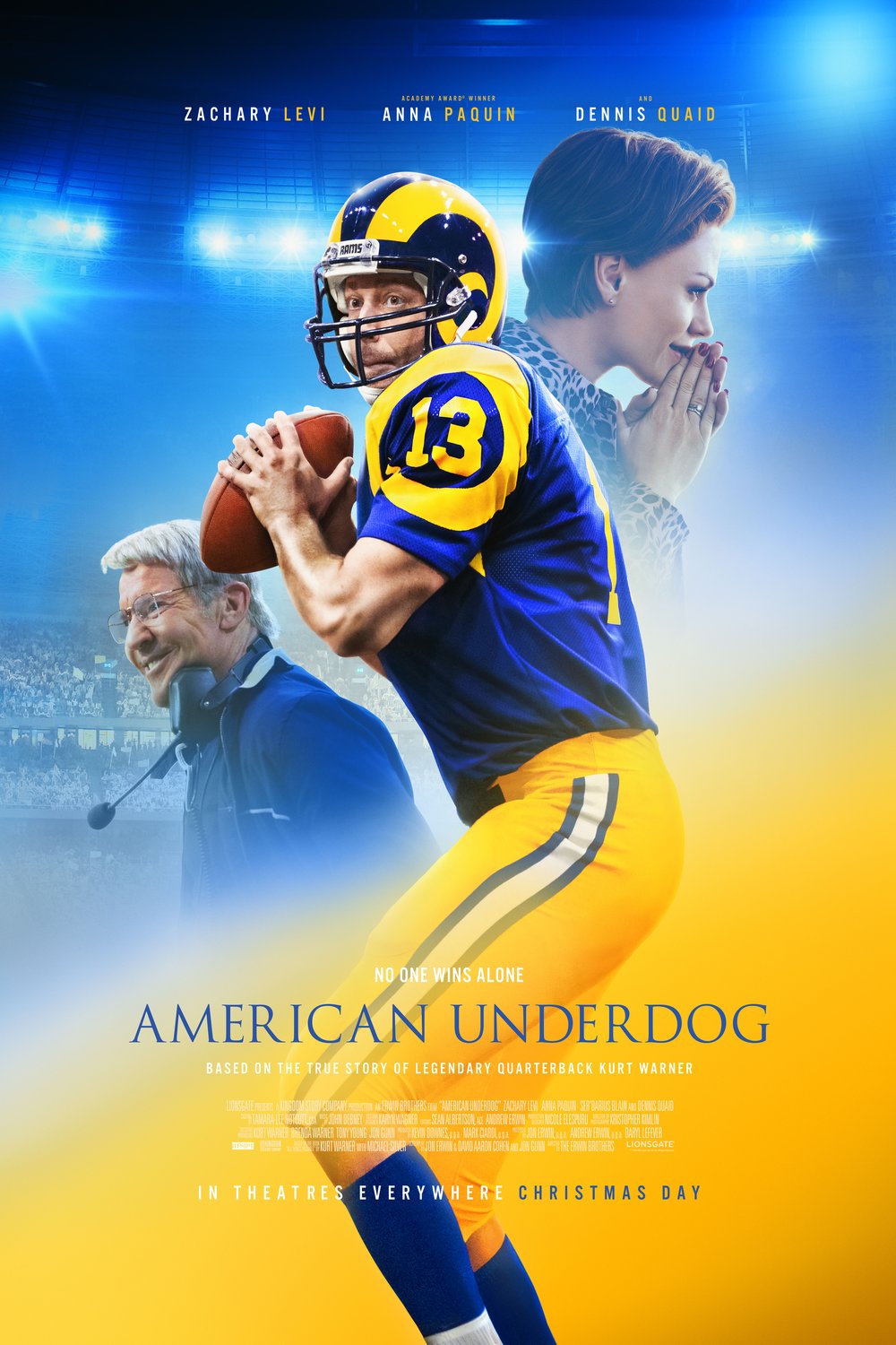 L'affiche du film American Underdog