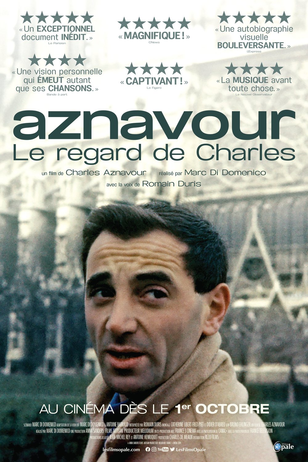 L'affiche du film Aznavour, le regard de Charles