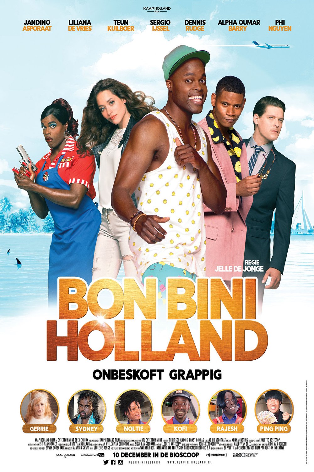 L'affiche originale du film Bon Bini Holland en Néerlandais