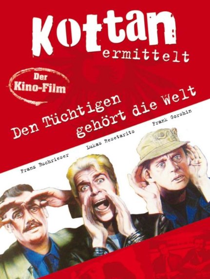 German poster of the movie Den Tüchtigen gehört die Welt