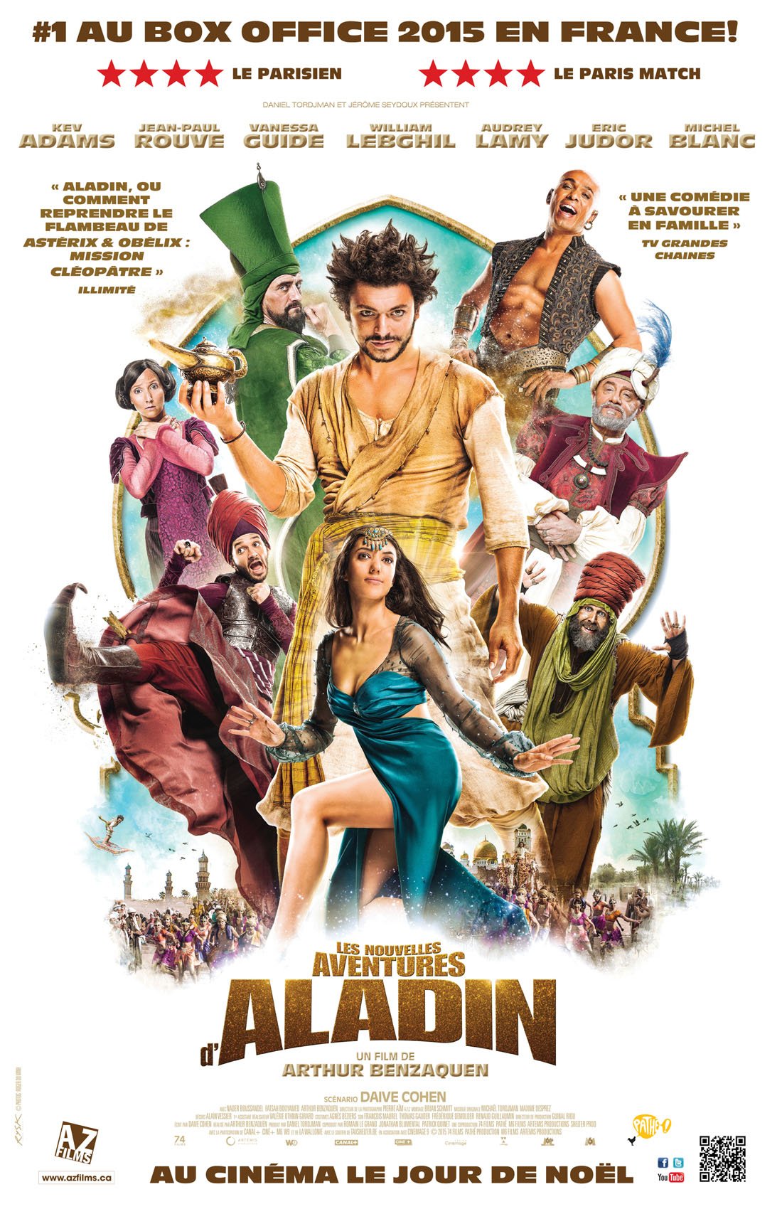 L'affiche du film The New Adventures of Aladdin