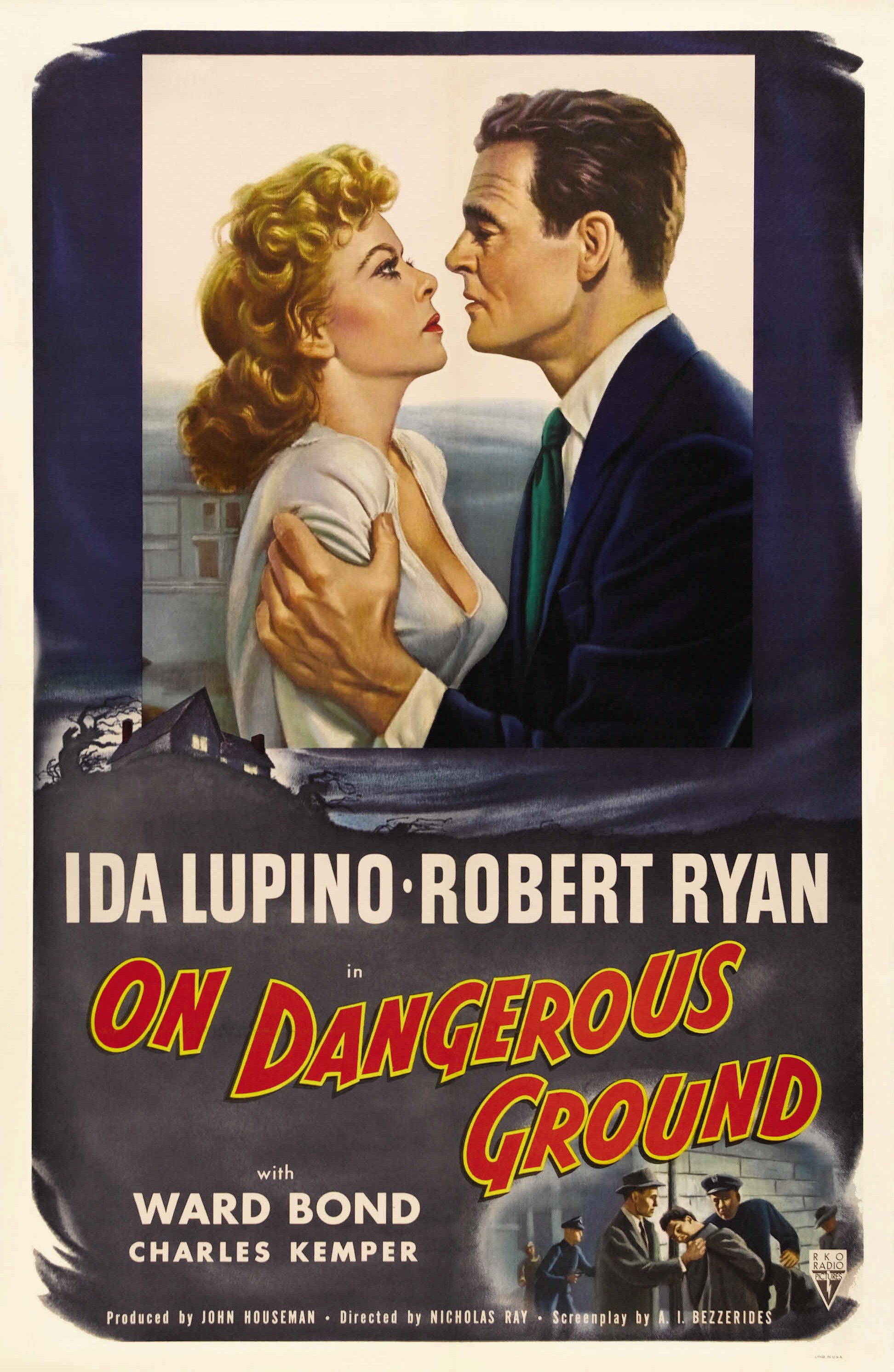 L'affiche du film On Dangerous Ground