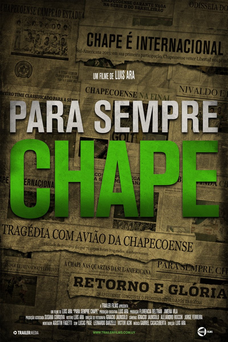 L'affiche originale du film Para Sempre Chape en espagnol