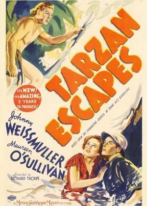 L'affiche du film Tarzan Escapes