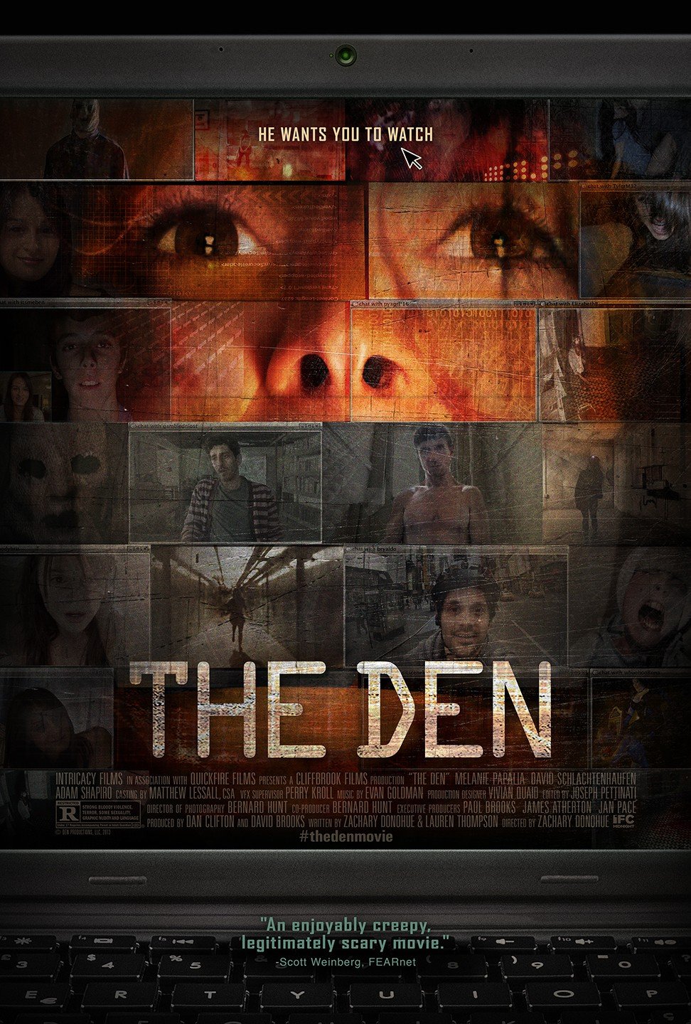 L'affiche du film The Den [2013]