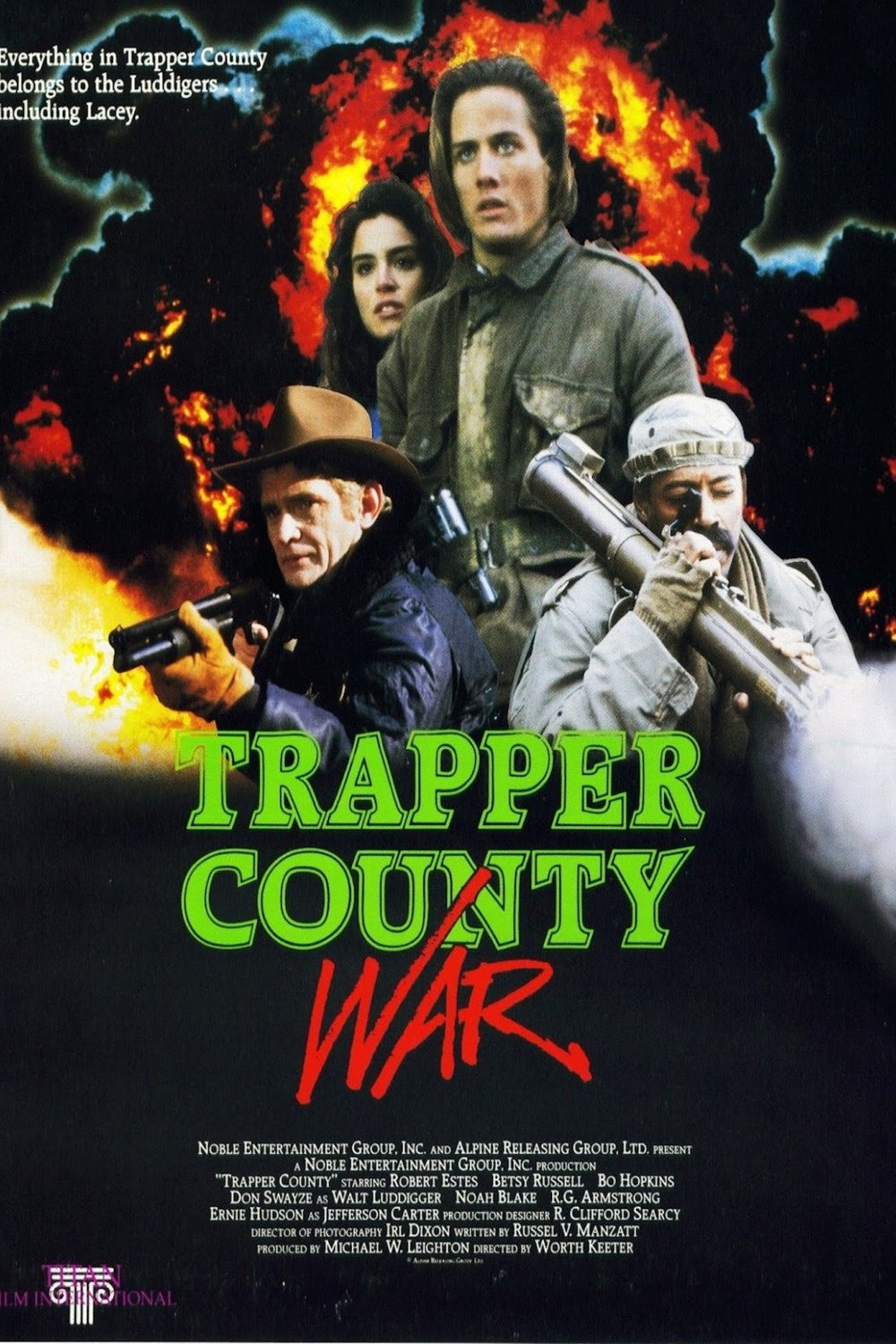 L'affiche du film Trapper County War