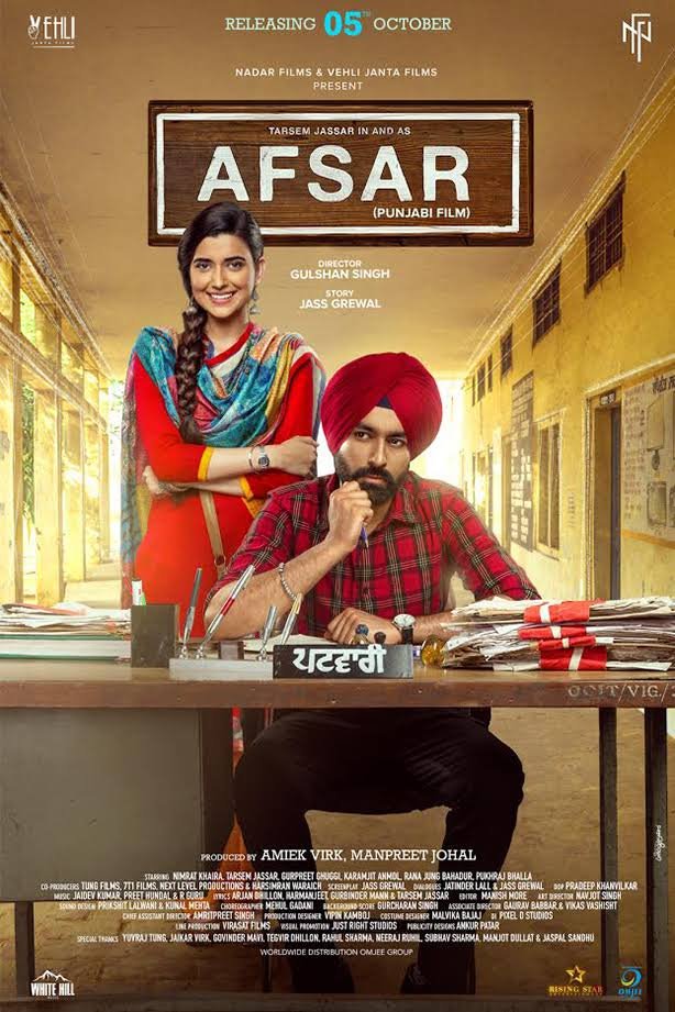 Punjabi poster of the movie Afsar