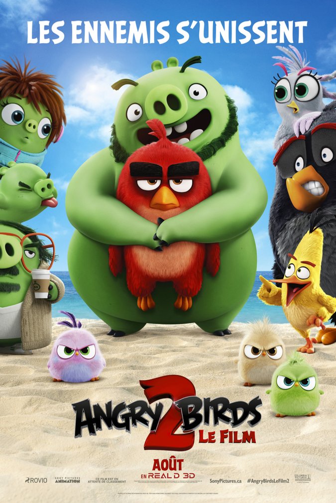 L'affiche du film Angry Birds Le film 2
