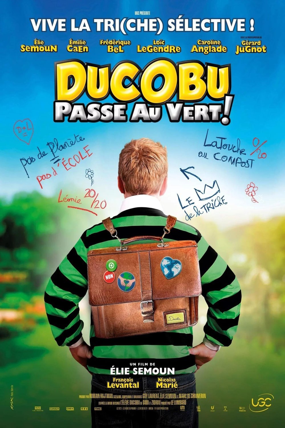 L'affiche du film Ducobu passe au vert