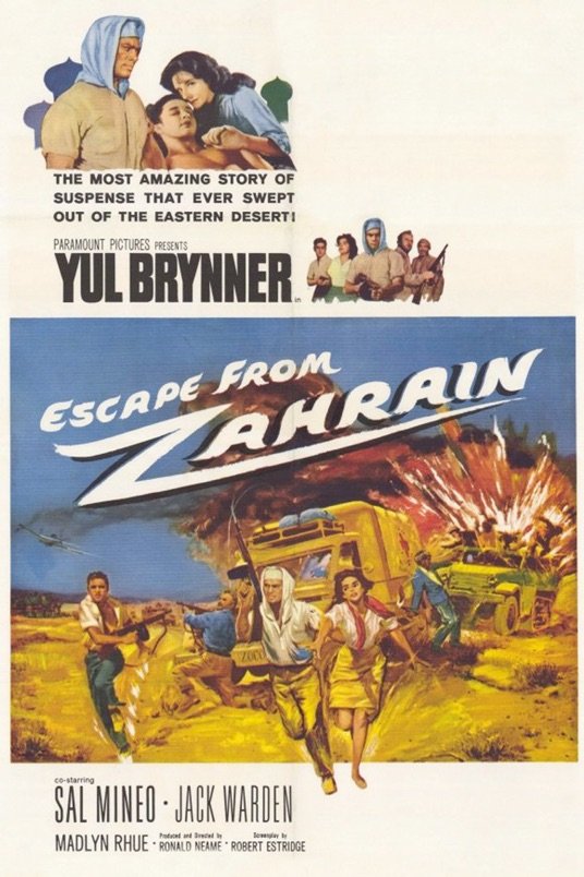 L'affiche du film Escape from Zahrain