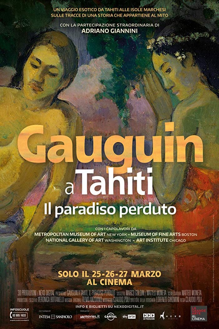 L'affiche originale du film Gauguin in Tahiti. Paradise Lost en italien